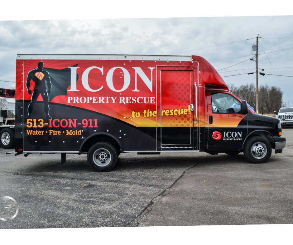 The Best Water & Fire Restoration Company in Cincinnati and Northern Kentucky. Cool unique truck graphics
